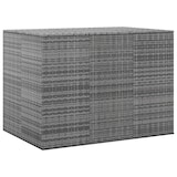 thumbnail of Helloshop26 - Boîte à coussins de jardin résine tressée 145 x 100 x 103 cm gris 02_0013161