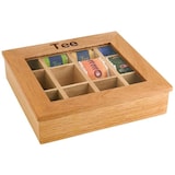 thumbnail of APS Theedoos/theekistje met 12 vakken31 x 28 cm, h: 9 cm