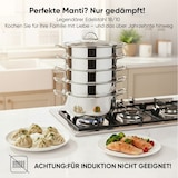 thumbnail of BEM Dampfkocher 6-tlg. 28 cm aus Edelstahl 18/10 mit Glasdeckel, NICHT induktionsgeeignet