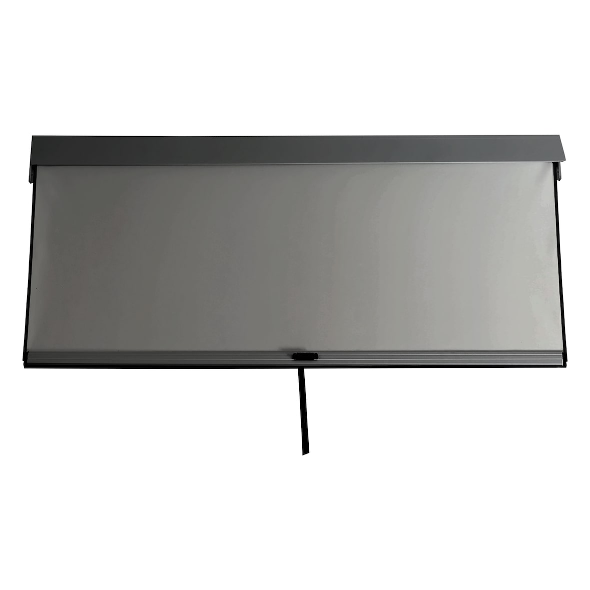 Seitenwand für Pergola HWC-L46, Pavillon Rollo Ersatzseitenwand, Stoff/Textil sturmfest 3x4m ~ anthrazit