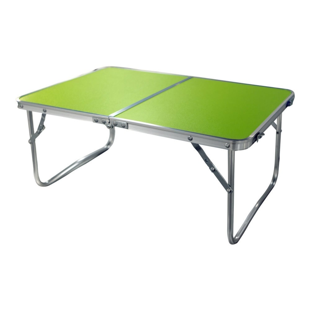 Mesa plegable aluminio verde Aktive