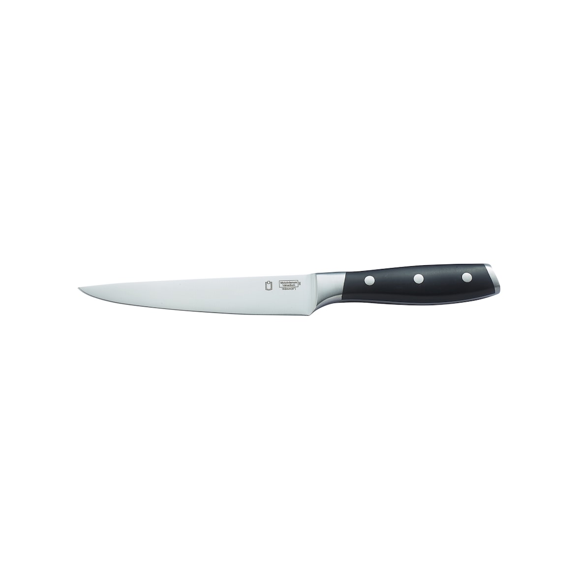 METRO PROFESSIONAL Couteau d'office et à garnir Expert knives, acier inoxydable, 16 cm, noir