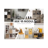 thumbnail of Meuble Étagère 8 cases de rangement Blanc H 134 cm