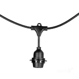 thumbnail of Guirlande Guinguette 5M Paros avec 5 abat-jours Noir Design culots E27 extensible