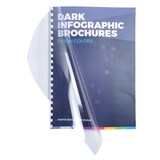 thumbnail of Exacompta 42745E 5x 100er Packung Einbanddeckel aus PVC 200µ, für DIN A3 - Kristall