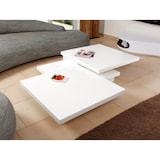 thumbnail of SalesFever Couchtisch rechteckig | 360 Grad drehbar | MDF-Holz | B 120 x T 80 x H 30 cm | weiß