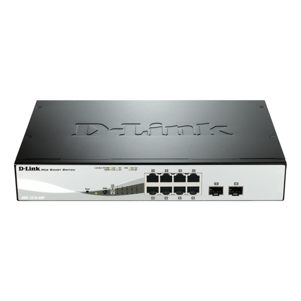D-Link DGS-1210-08P 8-Port Web Smart Gigabit PoE Switch