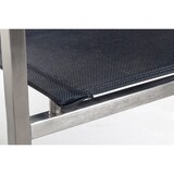 thumbnail of METRO Professional Sedia, acciaio inox / textilene / teak, 56 x 56 x 90 cm, con braccioli, impilabile, nera