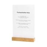 thumbnail of Tischaufsteller Holz, Eiche geölt für DIN A5