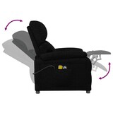 thumbnail of vidaXL Massagesessel Elektrisch Schwarz Stoff