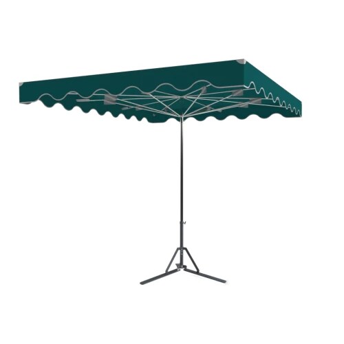 Parasol forain 250X220 fixe vert.