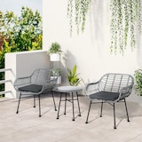 thumbnail of Outsunny Set Mobili da Giardino in Rattan PE con 2 Sedie e Tavolino