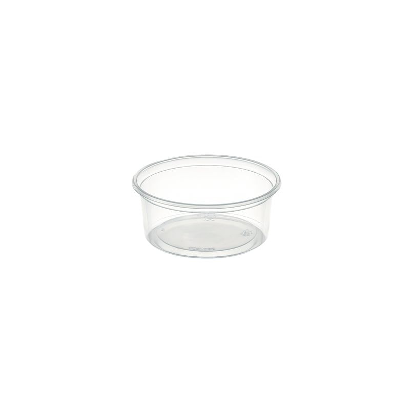 1000x DUNI Delipack rund 200 ml Transparent ungeteilt