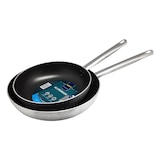 thumbnail of METRO PROFESSIONAL Conjunto de frigideiras para massas 2 pcs, alumínio, Ø 24 / 28 cm, revestimento antiaderente Teflon, resistente ao forno