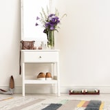 thumbnail of Relaxdays Schuhabstreifer, rutschfester Boden, kräftige PP-Borsten, außen & innen, Holz, Schuhabtreter, dunkelbraun