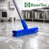 thumbnail of Hygiene Schrubber Hygieneschrubber mit Aluminiumstiel HACCP Kunststoff Borsten Lebensmittel blau