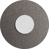 thumbnail of Weiße Wandleuchte Solaris mit grauem Lampenschirm 12W 3000K CRI90 IP20 - Rossini Group, LED-Designbeleuchtung für Innenräume