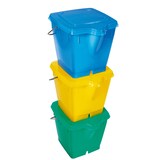 thumbnail of GILAC Seau carré HACCP + couvercle étanche - 12 L - Bleu G615710