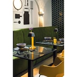 thumbnail of Lampada a led da tavolo Siesta rossa portatile e ricaricabile IP54