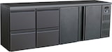 thumbnail of Gastro Barkühler Bar-Kühlschrank schwarz 2 Türen 4 Schubladen 698 l, 2542x513x860 mm 0-10°C
