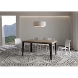 thumbnail of Itamoby Tavolo allungabile 90x160/420 cm Flame tortora gambe antracite