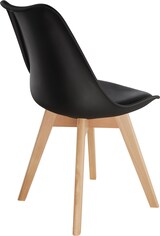 thumbnail of tectake Sillas de comedor FREDERIKKE - Juego de 4 negro/negro
