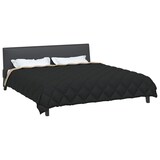 thumbnail of vidaXL Winter Dekbed Zwart en Taupe 240 x 200 cm Microfiber