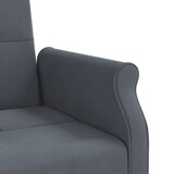 thumbnail of vidaXL Schlafsofa mit Kissen Dunkelgrau Samt