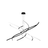 thumbnail of Lustre LED moderno Top Light Tornado 88W 5950LM preto - Luz branca natural - Luminária pendente