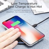 thumbnail of Chargeur Sans Fil Ultra-fin 15W Pour iPhone Samsung Huawei Xiaomi Portable Blanc Noir YONIS