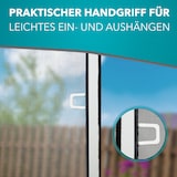 thumbnail of Fliegengitter Insektenschutz Fenster Alu Rahmen nach auf Maß ohne Bohren Bausatz,Farbe:weiß (RAL9010),Größe (Breite x Höhe):120 x 140 cm