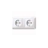 thumbnail of Merten SCHUKO-Steckdose pws/gl MEG2328-1019