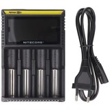 thumbnail of NiteCore Ladegerät Digicharger D4 EU mit Display für AAA, AA, C