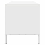 thumbnail of vidaXL TV-Schrank Weiß 202x39x43,5 cm Kaltgewalzter Stahl
