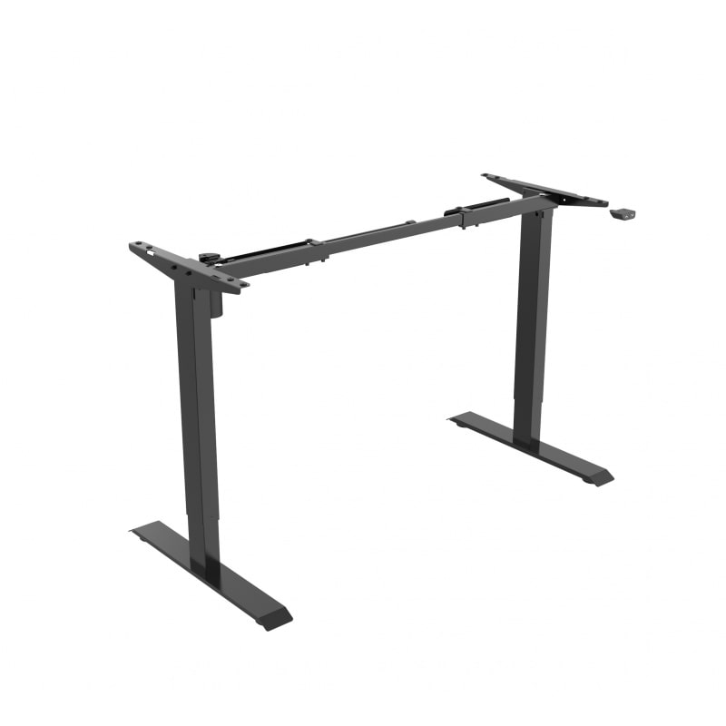 Schreibtischunterteil höhenverstellbar Schreibtisch Schreibtischbeine Schreibtischfuß Büromöbel Büroausstattung Bürozubehör schwarz Jet-Line