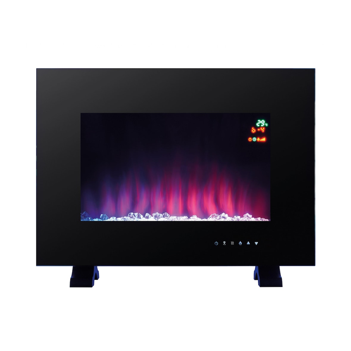 PURLINE  Chimenea eléctrica mural con luz ambiental CHE-400