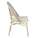 thumbnail of Chaise de terrasse bistrot parisien en aluminium et rotin gris