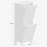 thumbnail of KESPER Küchenwagen mit Mülltrennsystem, weiß