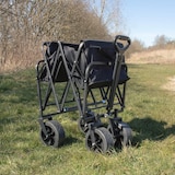 thumbnail of Carrinho de transporte dobrável multiusos 402L Tecido OXFORD Rodas todo-o-terreno 8" Capacidade de carga 50Kg Carrinho de jardim de praia