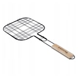 thumbnail of WellHome - Parrilla Grill con mango de madera y revestimiento antiadhernte 21x21cm