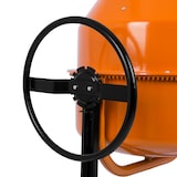 thumbnail of EBERTH Betonmischer 140L, elektrisch, 550W, Stahlkonstruktion mit feststellbarem Handrad & breiter Fußplatte, Profi-Zementmischer