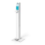 thumbnail of Durable 589502 Desinfektionsspender Bodenständer mit Fußpedal, inkl. Tropfschale, flexible Anpassung an Flaschengrößen bis 500 ml, weiß