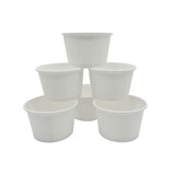 thumbnail of 1000 Eisbecher 80/100 ml 4 oz PAP Ø 76 x 44 mm weiß Frozen-Yogurt-Becher