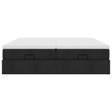 thumbnail of vidaXL Ottoman-Bett mit Matratzen Schwarz 160x200 cm Stoff