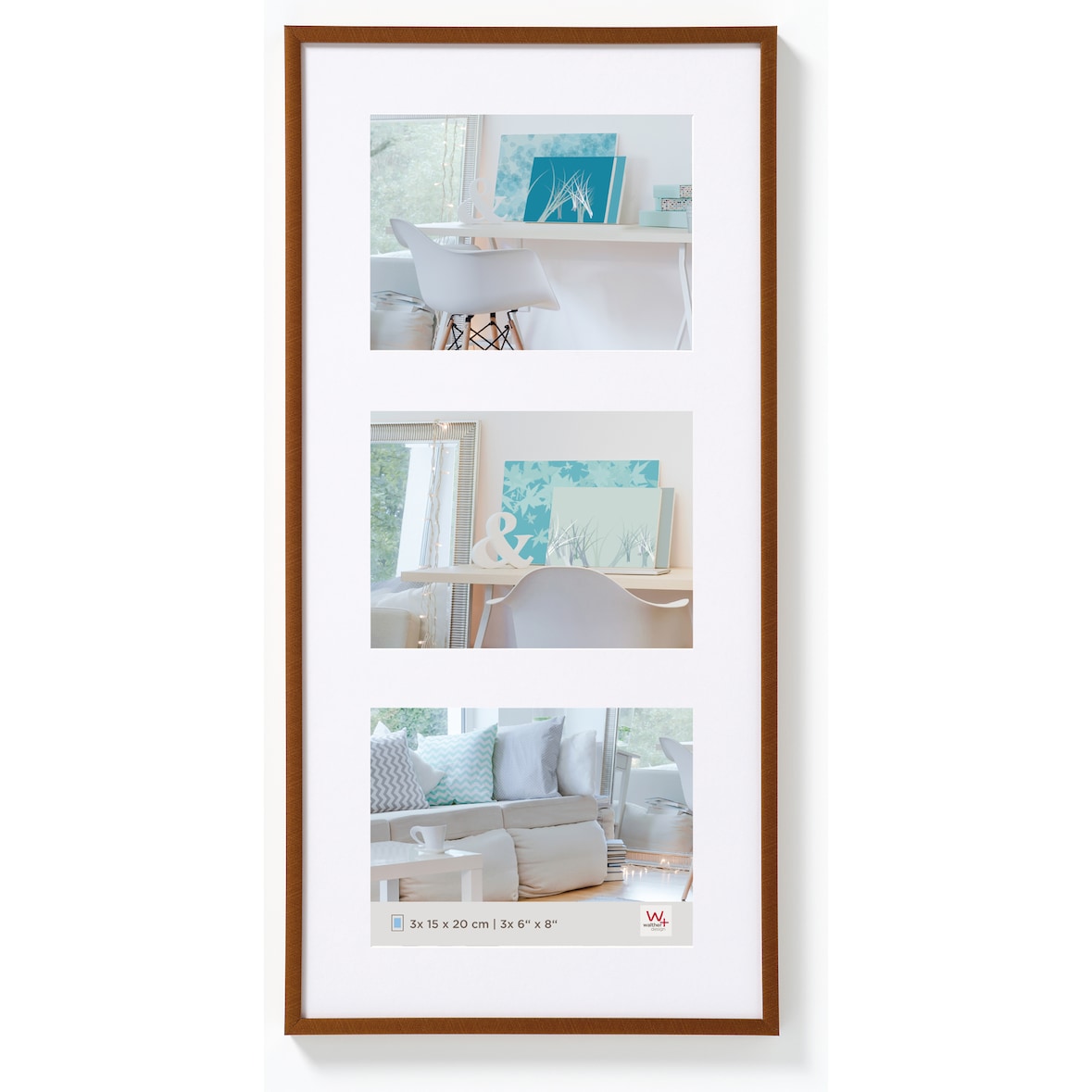 New Lifestyle Galerie Bilderrahmen 3X15X20, BRONZE