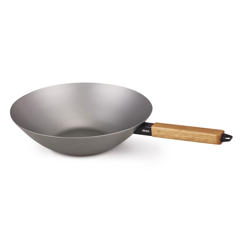 Poêle wok Nomad 20 cm -  Argent / Métallique Rond Acier Beka 20.60x21.00 cm