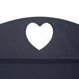 thumbnail of Reclamebord HWC-E51, krijtbord, 66x37x27cm Shabby-Look Vintage ~ donkergrijs