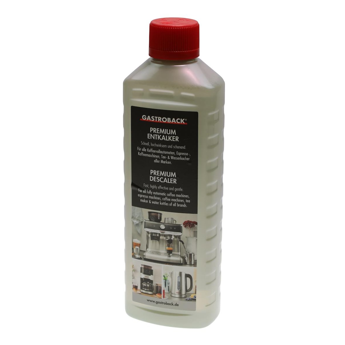 Gastroback 98175 Premium Entkalker 500ml für Espressomaschinen Wasserkocher