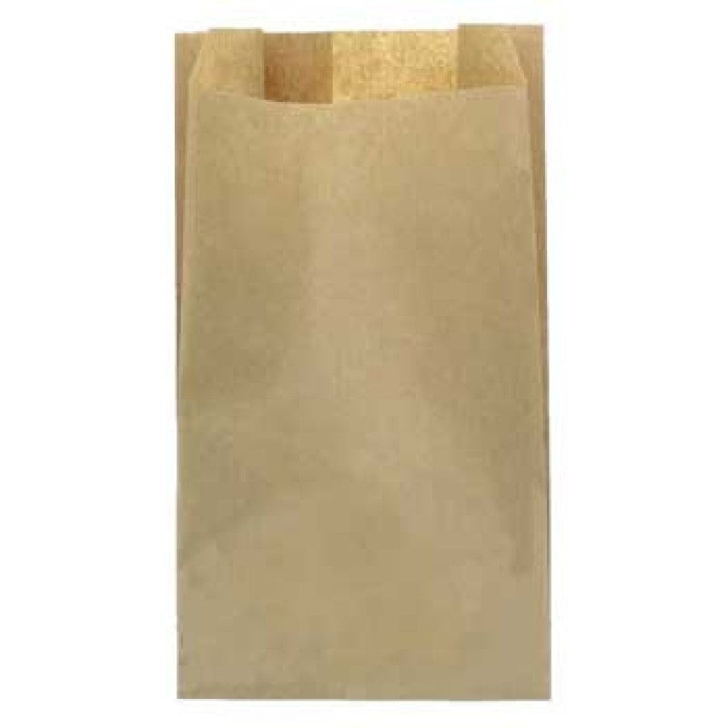 Saco Papel Pão 14x6x32cm 35g Castanho 1000un