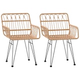 thumbnail of vidaXL 3-tlg. Garten-Essgruppe Poly Rattan